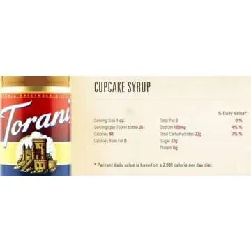 Torani Cupcake Syrup, 750 ml