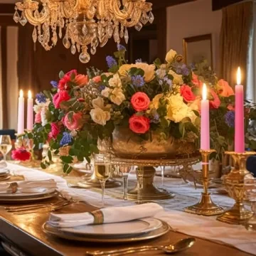 Gradient Pink Taper Candles for Elegant Occasions and Home