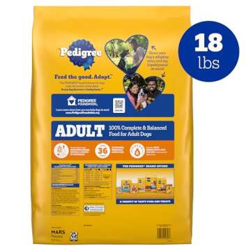 Pedigree Complete Nutrition Adult Dry Dog Food, Roasted Chicken & Vegetable Flavor,18 lb. Bag