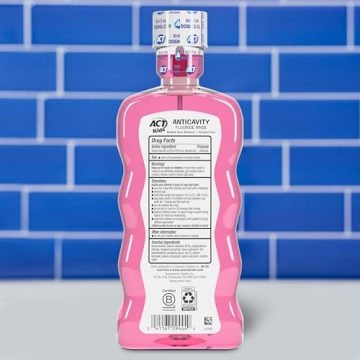 ACT Kids Anticavity Fluoride Mouthwash in Bubble Gum Flavor
