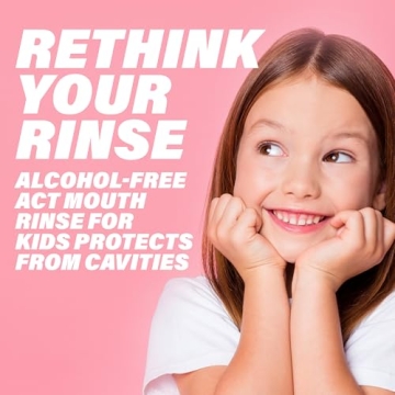 ACT Kids Anticavity Fluoride Mouthwash in Bubble Gum Flavor