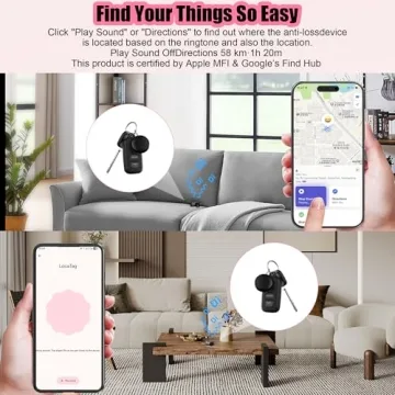 Air Tracker Smart Tags 4-Pack for iOS & Android Users