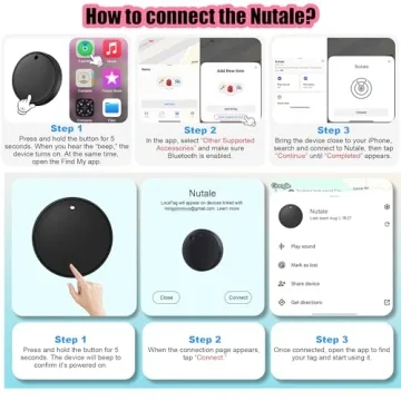 Air Tracker Smart Tags 4-Pack for iOS & Android Users