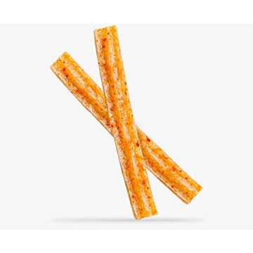 5Pack Spicy Strip, WeiLong Latiao, Spicy Gluten, Vegan - Kosher - Gluten-Free - Non-GMO Mo Yu Shuang, 豆制品, A small package of 65g, enjoy delicious food anytime.