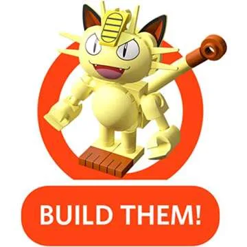 Mega Construx Pokemon Pikachu and Meowth Set