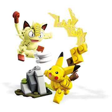 Mega Construx Pokemon Pikachu and Meowth Set