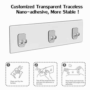 ANYEV Adhesive Shower Caddy Shelf Organizer 2 Pack