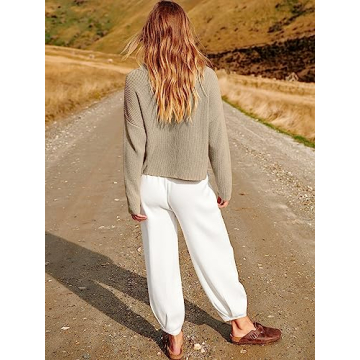 ANRABESS Women's Knit Sweater Pants Lounge Set Fall Fashion