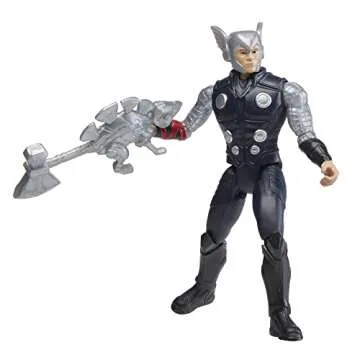 Marvel Thor Action Figure - 4-Inch Dino Weapon Toy for Kids