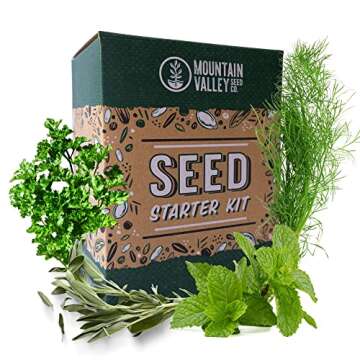 Culinary Indoor Herb Garden Starter Kit | Deluxe Herb Seeds | 12 Non-GMO Varieties | Grow Cooking He...