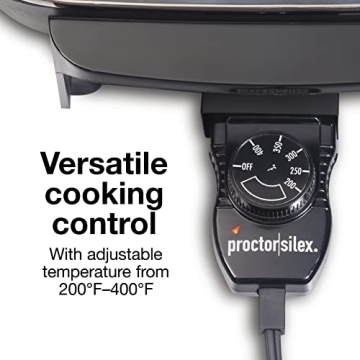 Proctor Silex Electric Skillet with Adjustable Temperature Control