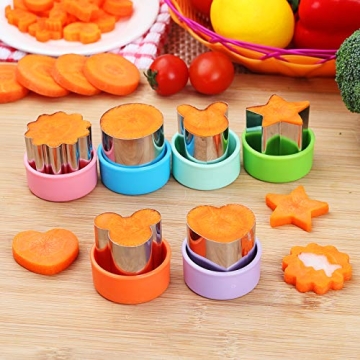 Mini Cookie Cutter Set with Fun Shapes for Kids