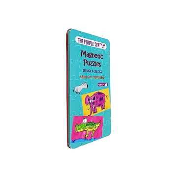 The Purple Cow Magnetic Game Box for Kids & Adults - Magnetic Puzzle Box -Improve Fine Motor Skills ...