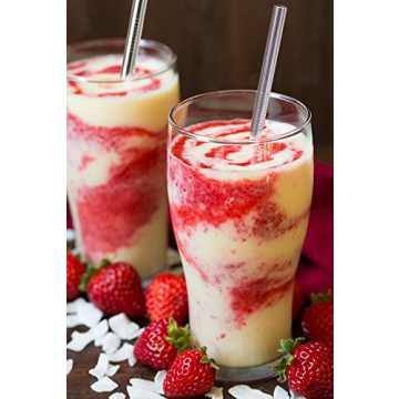 ALINK Stainless Steel Smoothie Straws | Eco-Friendly & Reusable 9 Inch Set