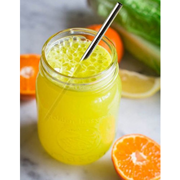 ALINK Stainless Steel Smoothie Straws | Eco-Friendly & Reusable 9 Inch Set