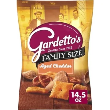 Gardetto's Aged Cheddar Snack Mix - Family Size, 14.5 OZ - Crunchy and Cheesy