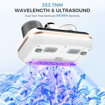 Amzany Bed Vacuum Cleaner with UV-C & Ultrasonic Technology