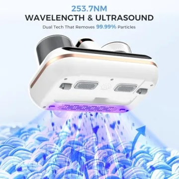 Amzany Bed Vacuum Cleaner with UV-C & Ultrasonic Technology