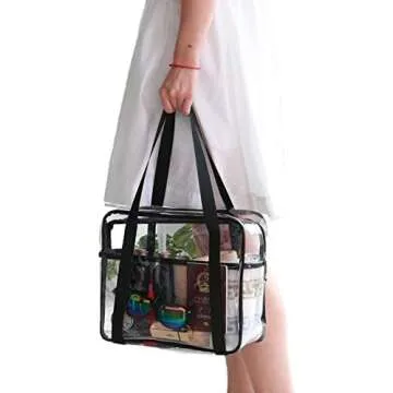 Louise Maelys Clear Cosmetic Organizer Travel Bag Waterproof