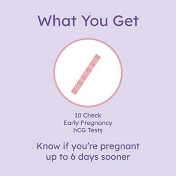 Proov Check Early Pregnancy Test | at Home Pregnancy Detection for Women with 99% Accurate Results |...