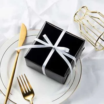RUSPEPA Black Wrapping Paper - 81.5 Sq Ft - Solid Color Paper Perfect for Wedding,Birthday,Christmas,Baby Show - 30 inches x 32.8 feet