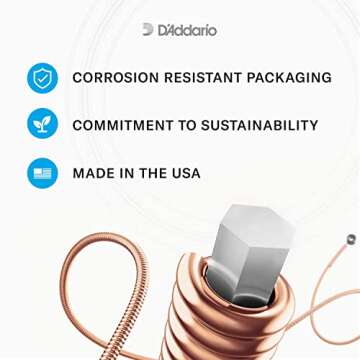 D'Addario Guitar Strings - Phosphor Bronze Acoustic Guitar Strings - EJ26-3D - Rich, Full Tonal Spectrum - For 6 String Guitars - 11-52 Custom Light, 3-Pack