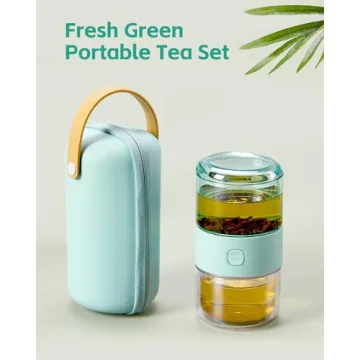 ZENS Modern Travel Tea Infuser Teapot for Loose Leaf Tea
