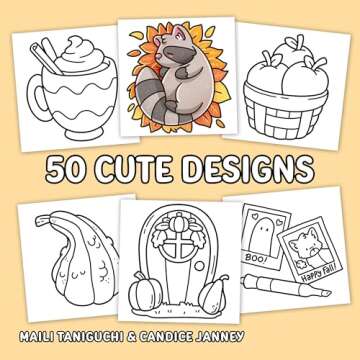 Fall Vibes: Bold and Easy Coloring Book for Adults, Teens, and Seniors with Simple and Relaxing Autu...