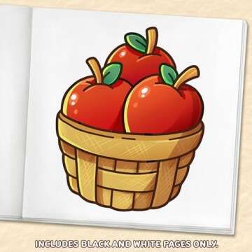 Fall Vibes Coloring Book for All Ages with Autumn Designs