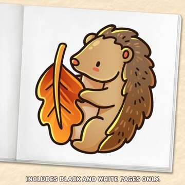 Fall Vibes Coloring Book for All Ages with Autumn Designs