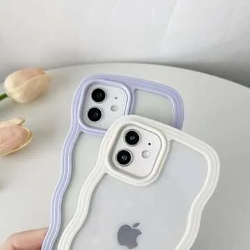 Cute Shockproof iPhone 12 Case with Wavy Design