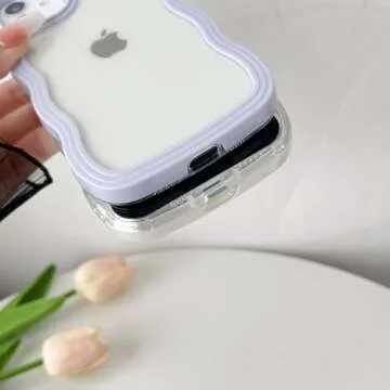Cute Shockproof iPhone 12 Case with Wavy Design