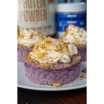 Flexible Dieting Lifestyle Vegan Protein Cookie Butter Powder - Blueberry Pastry | Dairy-Free, Keto-Friendly, Low Carb, Sugar-Free | Easy to Mix, Bake and Spread | 7.8oz