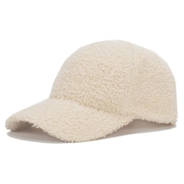 Warm Teddy Fleece Baseball Cap for Winter Style and Comfort