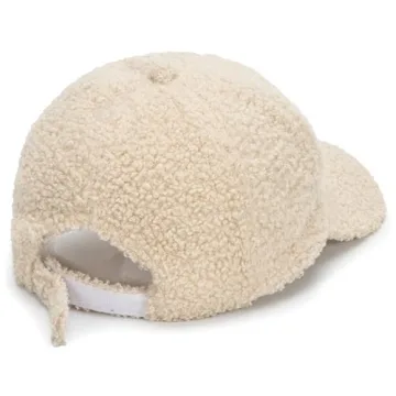 Warm Teddy Fleece Baseball Cap for Winter Style and Comfort