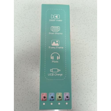 Hangrui Kids Instant Print Camera - Perfect Gift for 3-12