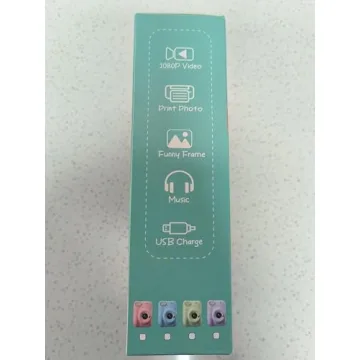 Hangrui Kids Instant Print Camera - Perfect Gift for 3-12