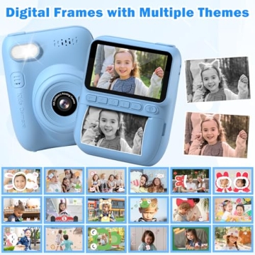 Hangrui Kids Instant Print Camera - Perfect Gift for 3-12