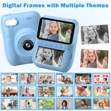 Hangrui Kids Instant Print Camera - Perfect Gift for 3-12