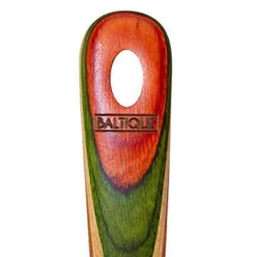 Totally Bamboo Baltique 13" Colorful Spurtle Cooking Utensil