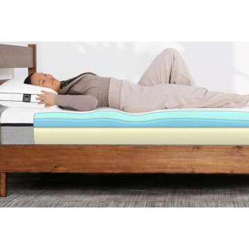 Lull Original 5-Layer King Size Mattress | Superior Density Memory Foam Mattress | 10 inch Medium Firm Bed in a Box | Cooling Technology & Therapeutic Support | 365 Night Trial