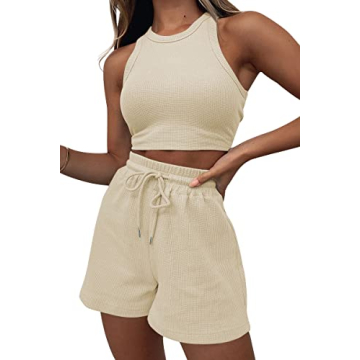 Stylish AUTOMET Women’s 2 Piece Lounge Outfit for Summer Adventures