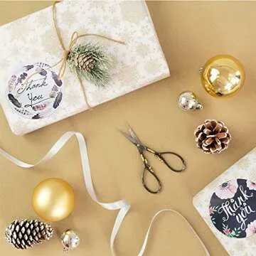 NANSSY Thank You Stickers Roll for Small Business Gifts