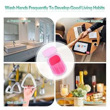 Bamsod Portable Mini Soap Sheets - 240 for Travels