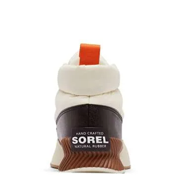 Sorel Women's Out 'N About Puffy Zip Waterproof Boot - Chalk, New Cinder - Size 8