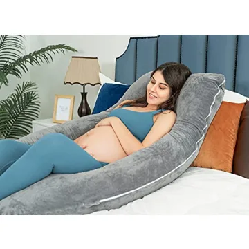 QUEEN ROSE U Shaped Pregnancy Pillow for Ultimate Support