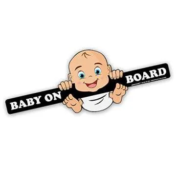 WiperTags Baby on Board Hanging Baby for Rear Wipers