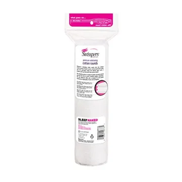 Swisspers Exfoliating Rounds, 80 Count Cotton Pads