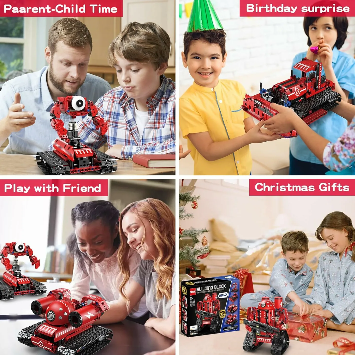 STEM Car & Robot Building Set for Kids