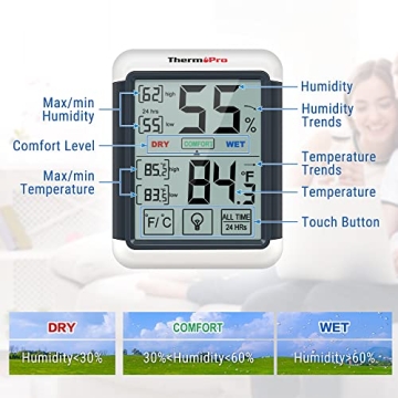 ThermoPro TP55 Digital Indoor Hygrometer Thermometer